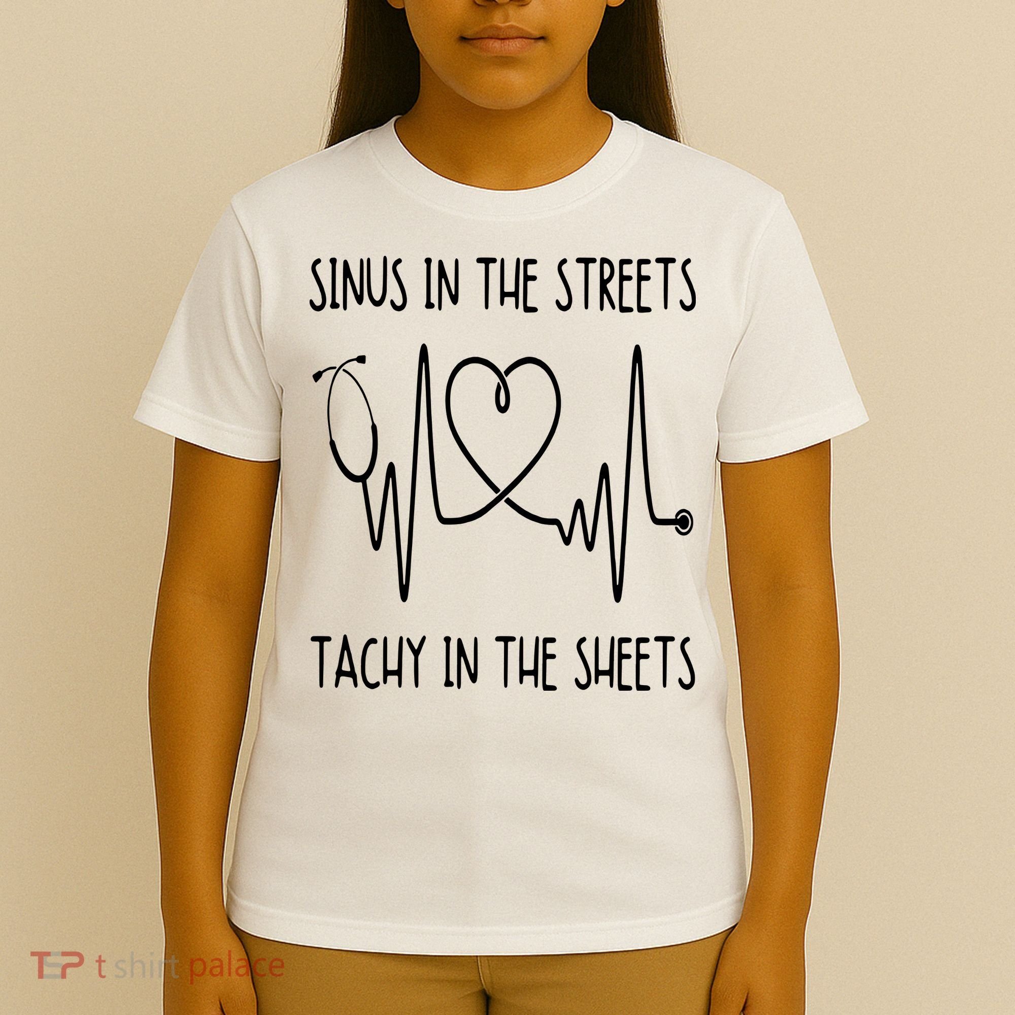 Funny Nurse Sinus In The Streets Tachy Sheets RN Medical T-Shirt