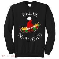 Feliz Navidad' Santa Hat Sombrero Funny Christmas in Mexico Sweatshirt thumb 0