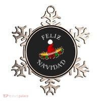 Feliz Navidad' Santa Hat Sombrero Funny Christmas in Mexico Ornament thumb 0