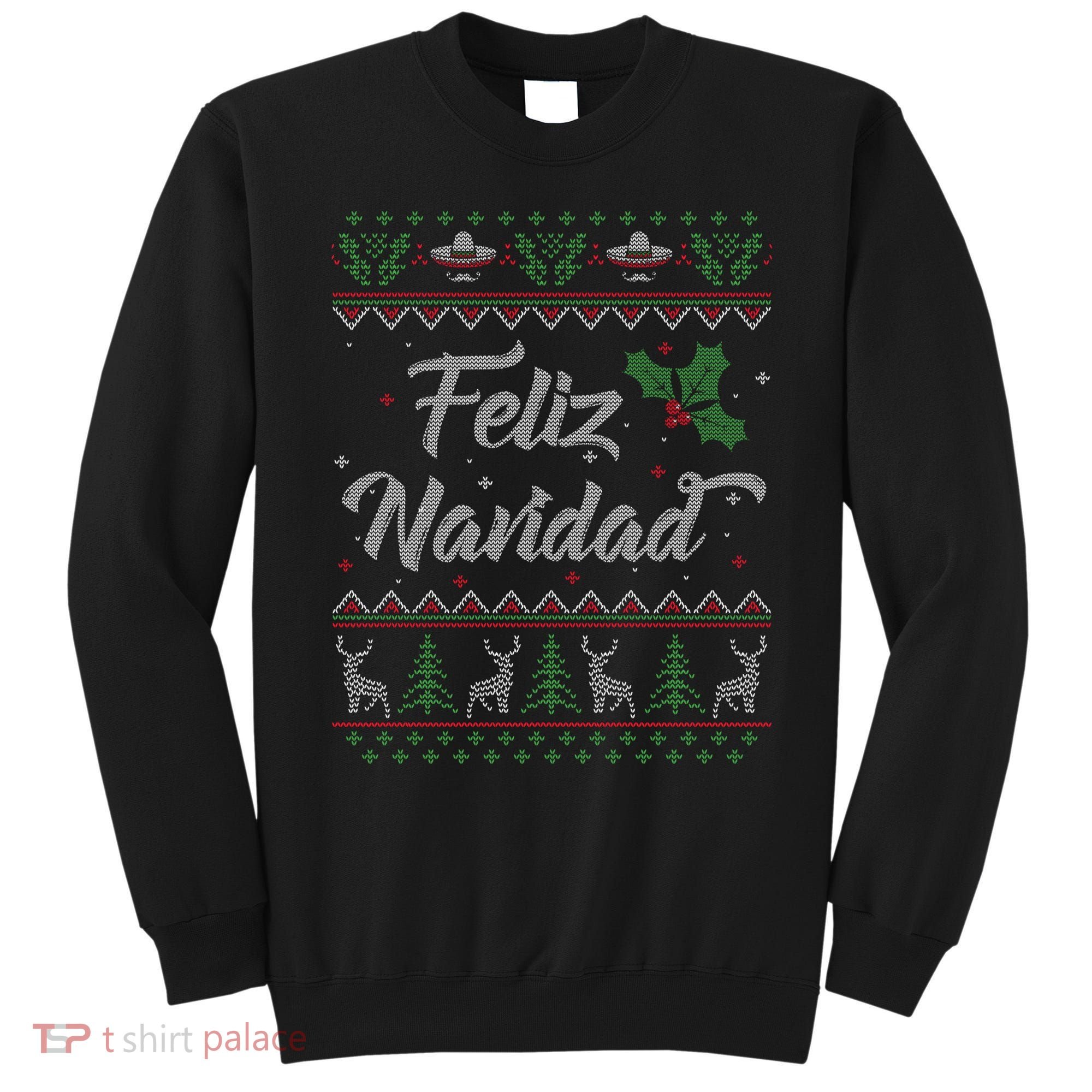 Feliz Navidad Spanish Merry Christmas Sweatshirt