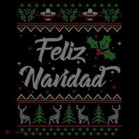 Feliz Navidad Spanish Merry Christmas Ornament thumb 1