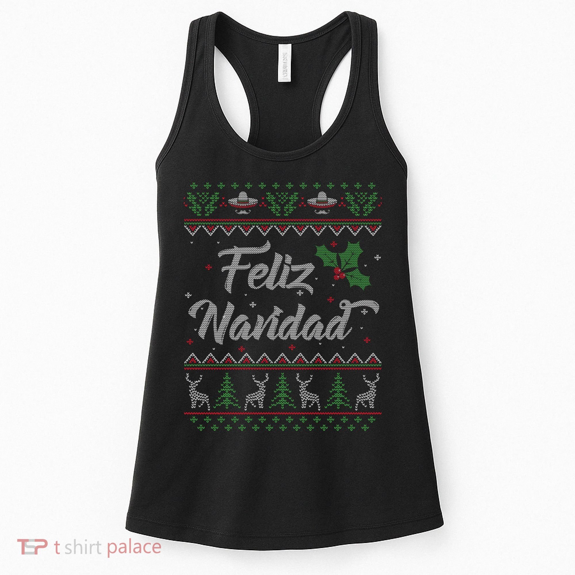 Feliz Navidad Spanish Merry Christmas Women's Tank Top