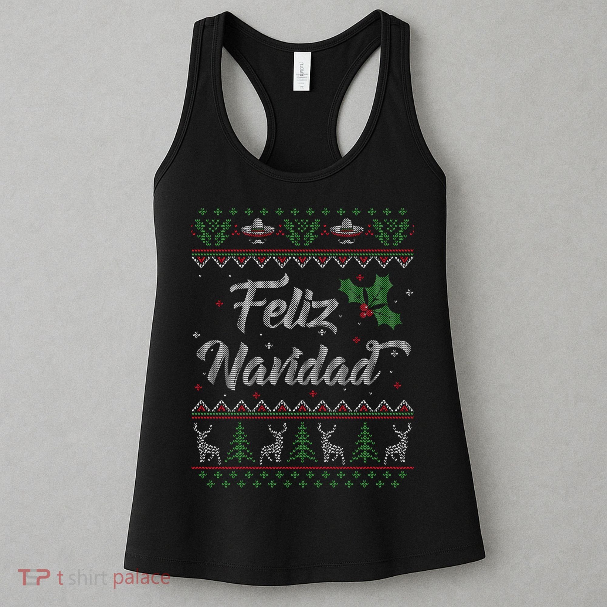 Feliz Navidad Spanish Merry Christmas Women's Tank Top