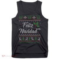 Feliz Navidad Spanish Merry Christmas Tank Top thumb 0