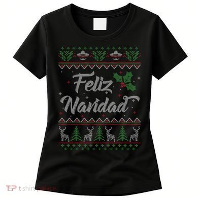 Feliz Navidad Spanish Merry Christmas Women's T-Shirt