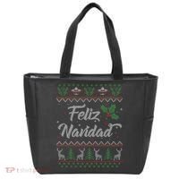 Feliz Navidad Spanish Merry Christmas Tote Bag thumb 0