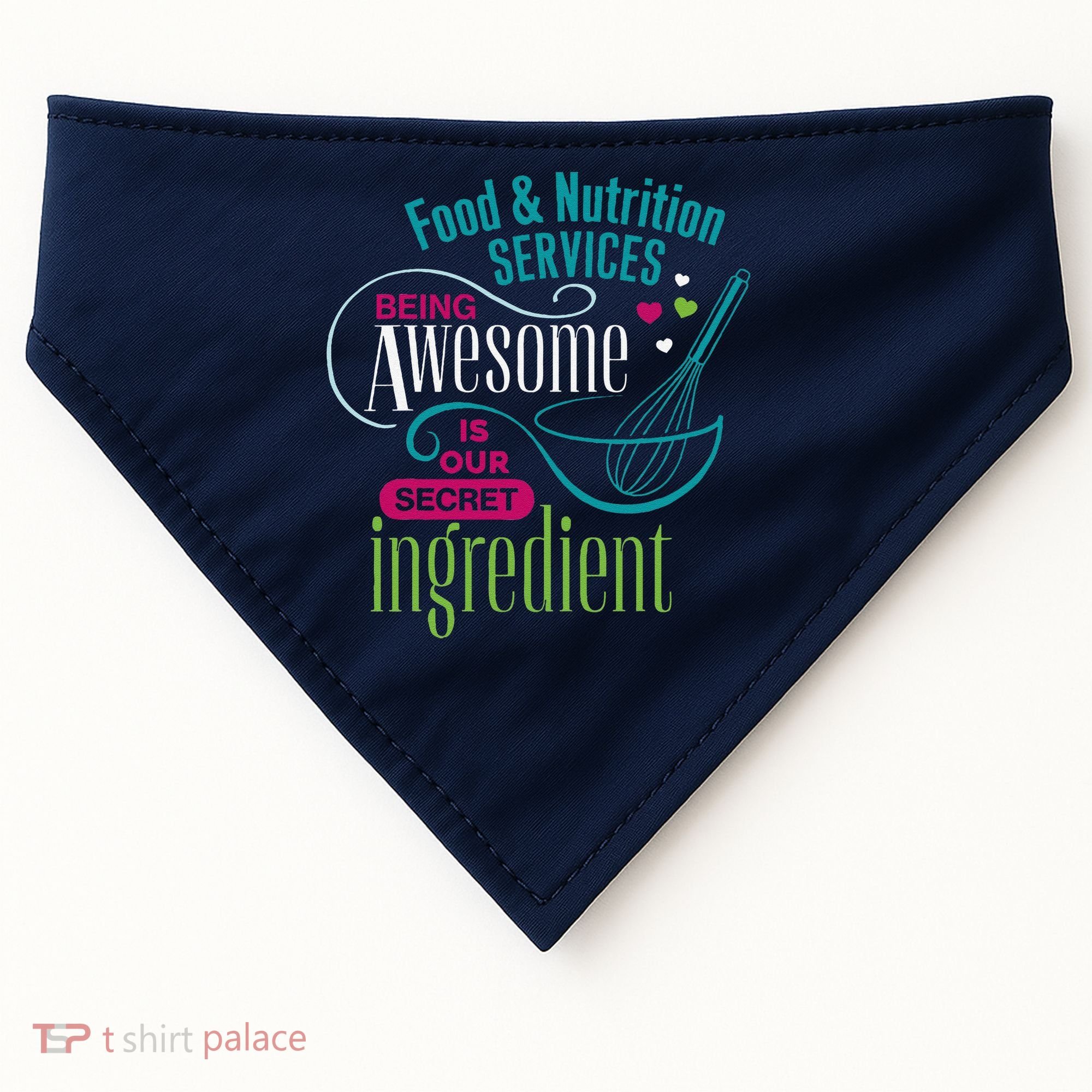 Food & Nutrition Services Being Awesome Lunch Lady USA-Made Doggie Bandana