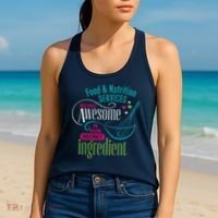 Food & Nutrition Services Being Awesome Lunch Lady Women's Tank Top thumb 2