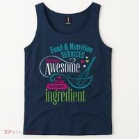 Food & Nutrition Services Being Awesome Lunch Lady Tank Top thumb 2