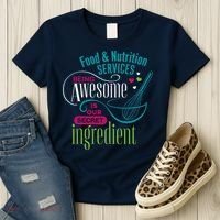 Food & Nutrition Services Being Awesome Lunch Lady Women's T-Shirt thumb 3