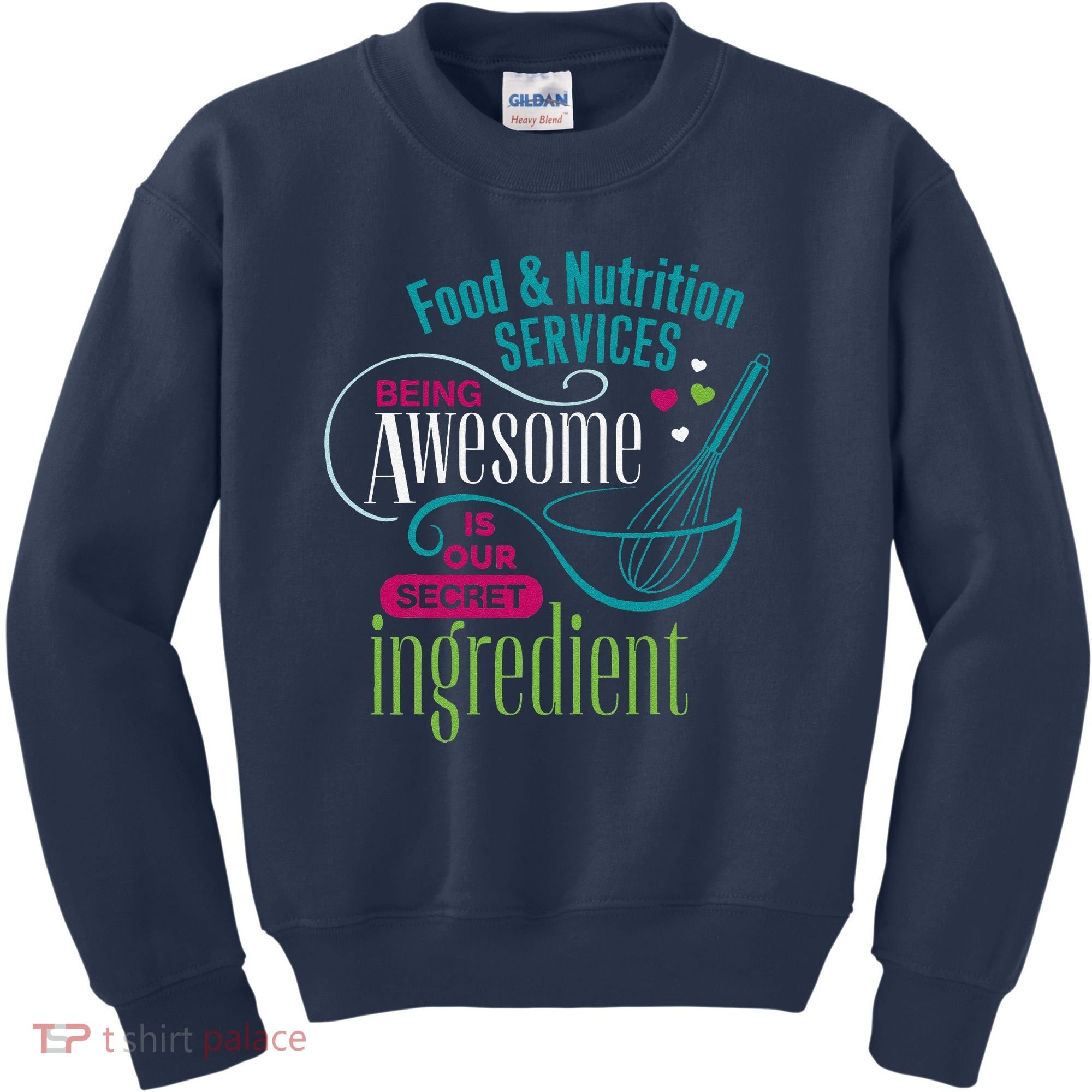 Food & Nutrition Services Being Awesome Lunch Lady Kids Sweatshirt