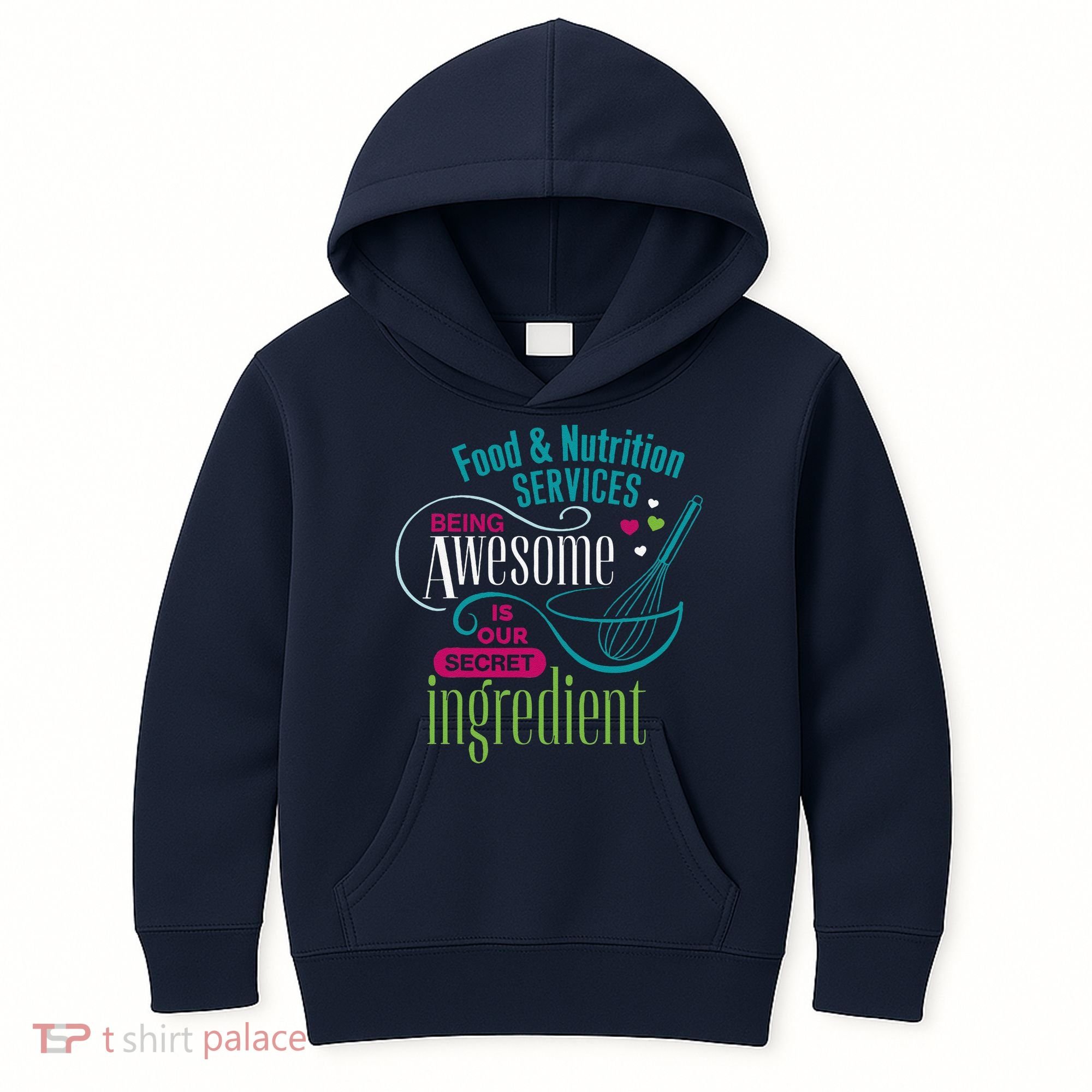 Food & Nutrition Services Being Awesome Lunch Lady Kids Hoodie