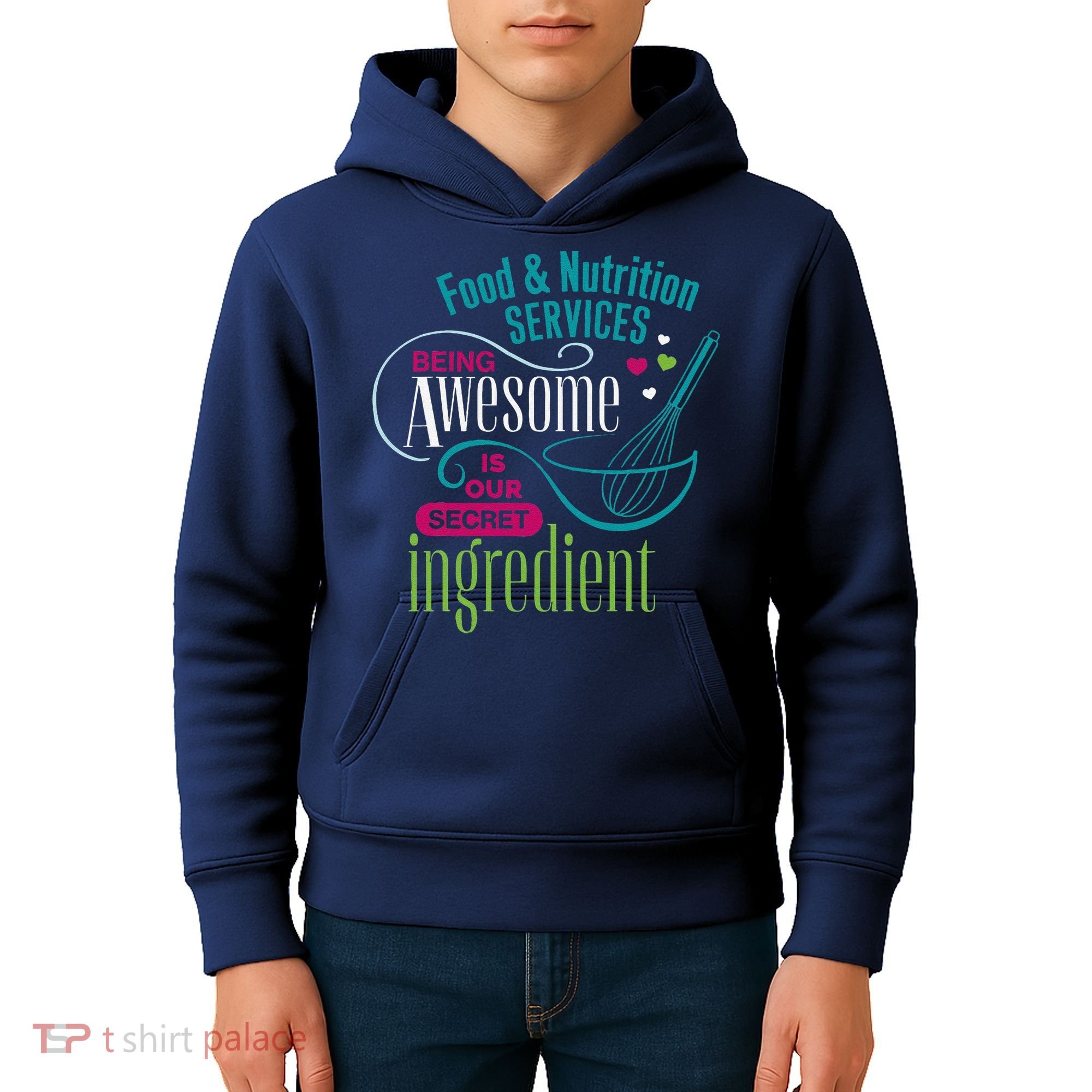 Food & Nutrition Services Being Awesome Lunch Lady Kids Hoodie