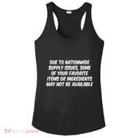 Funny Nationwide Supplies Issues Ladies PosiCharge Competitor Racerback Tank thumb 0