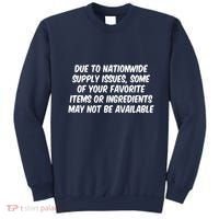 Funny Nationwide Supplies Issues Sweatshirt thumb 0
