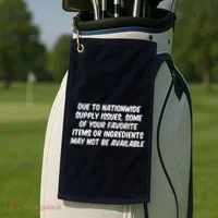 Funny Nationwide Supplies Issues Golf Towel thumb 2