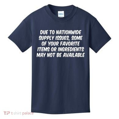Funny Nationwide Supplies Issues Kids T-Shirt