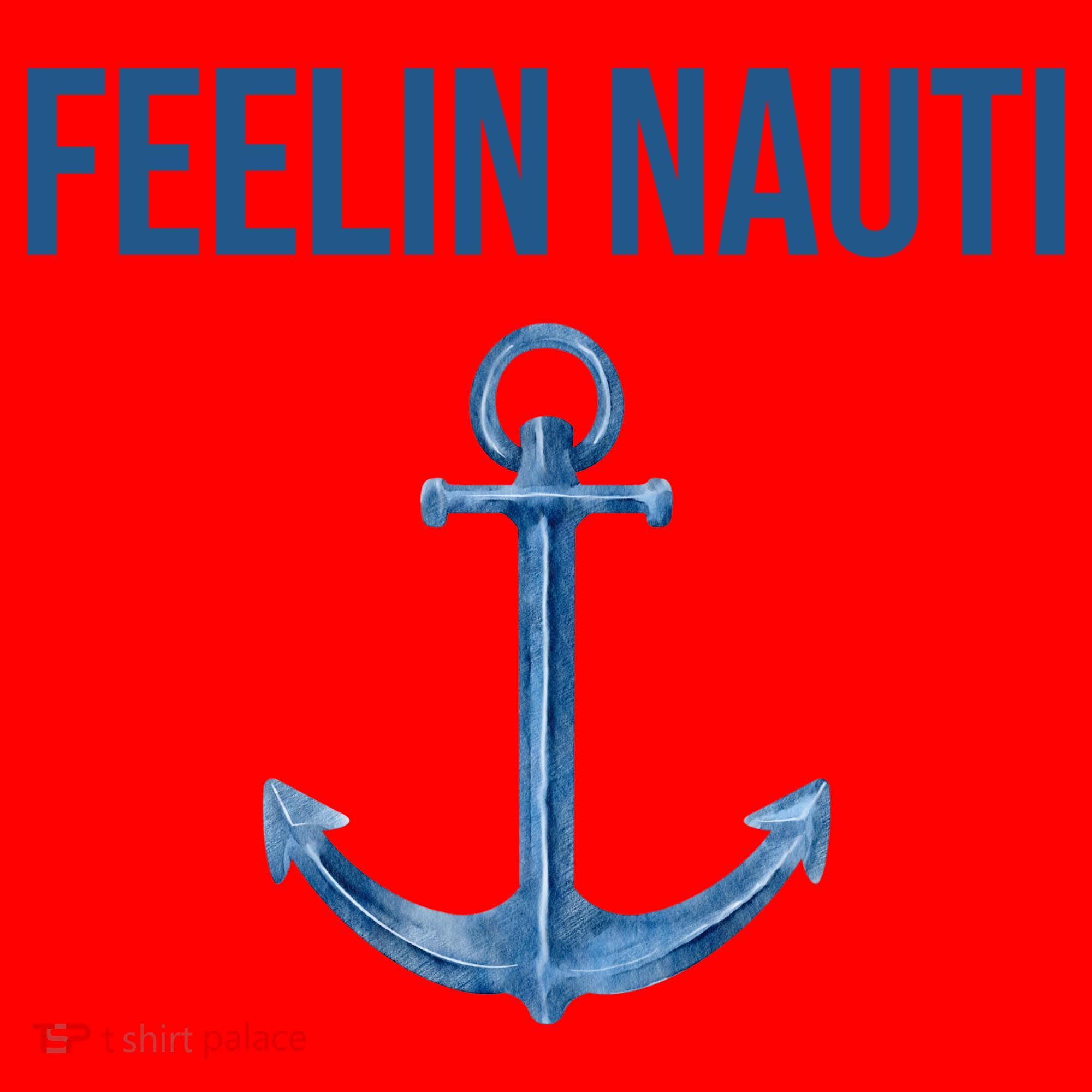 Feelin Nauti Sailing Funny Santa Hat