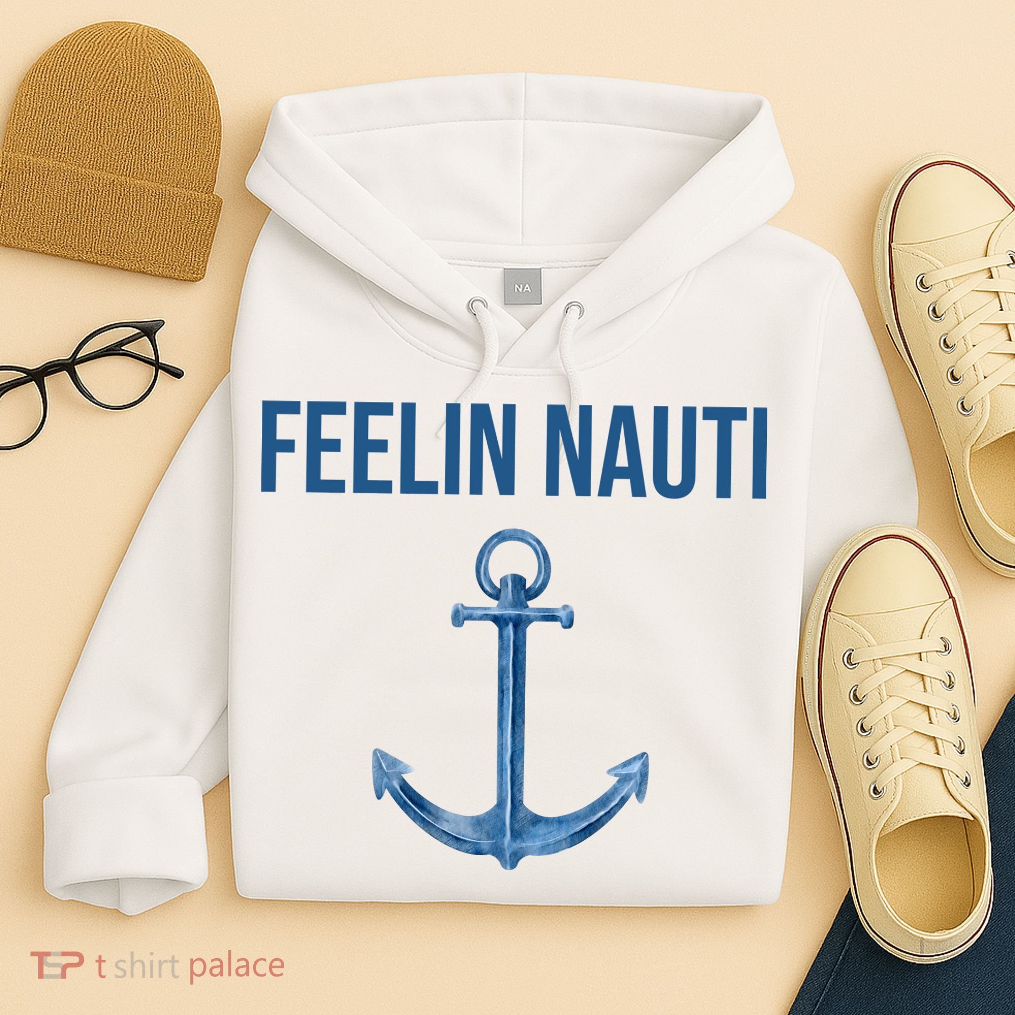 Feelin Nauti Sailing Funny Hoodie