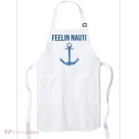 Feelin Nauti Sailing Funny Apron thumb 0