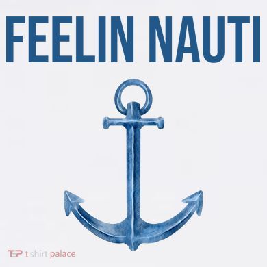 Feelin Nauti Sailing Funny 12oz Stainless Steel Coffee Mug