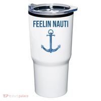 Feelin Nauti Sailing Funny Tumbler thumb 0