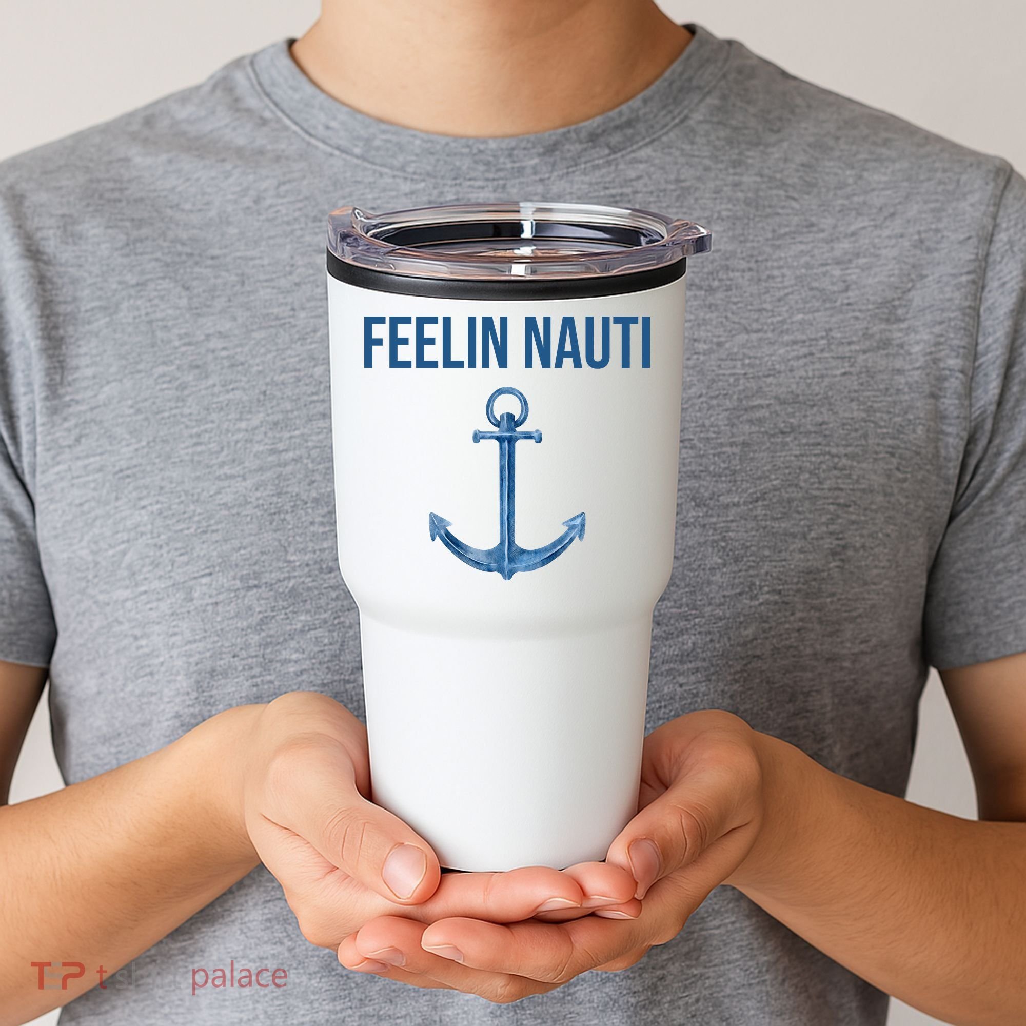 Feelin Nauti Sailing Funny Tumbler