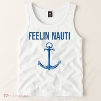 Feelin Nauti Sailing Funny Tank Top thumb 2