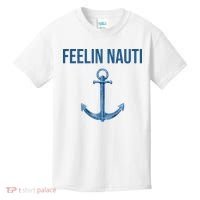 Feelin Nauti Sailing Funny Kids T-Shirt thumb 0