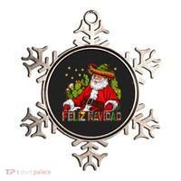 Feliz Navidad Santa With Cactus Mexican Santa Christmas Ornament thumb 0