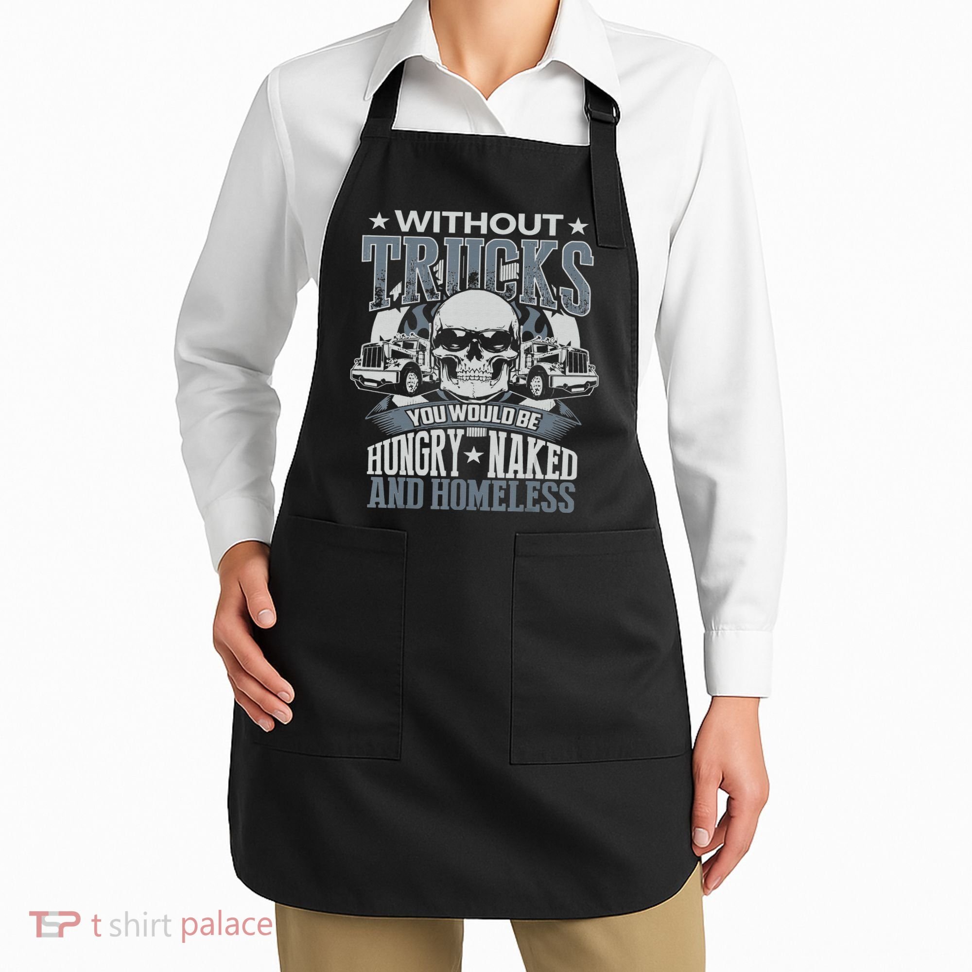 Funny Novelty Truckers Truck Driver Apron