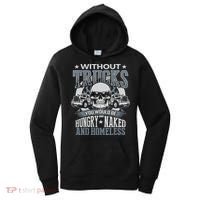 Funny Novelty Truckers Truck Driver Women's Hoodie thumb 0