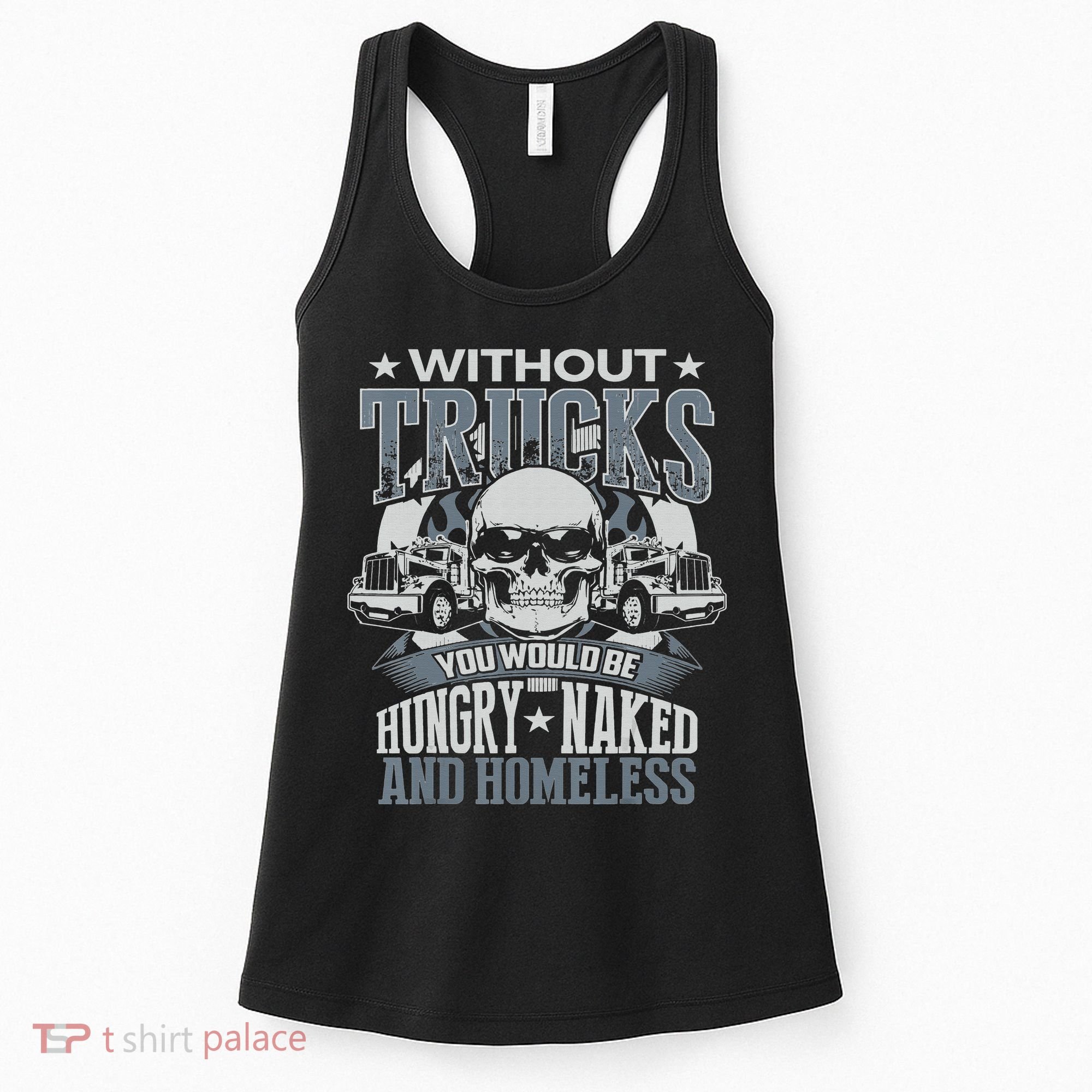 Funny Novelty Truckers Truck Driver Women's Tank Top