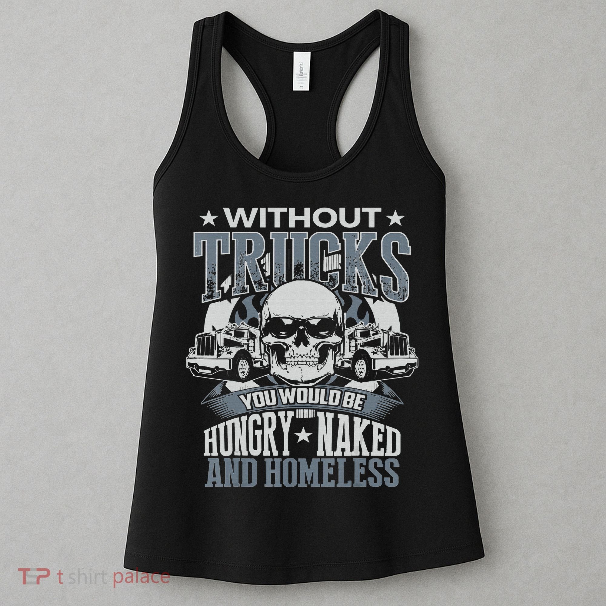 Funny Novelty Truckers Truck Driver Women's Tank Top