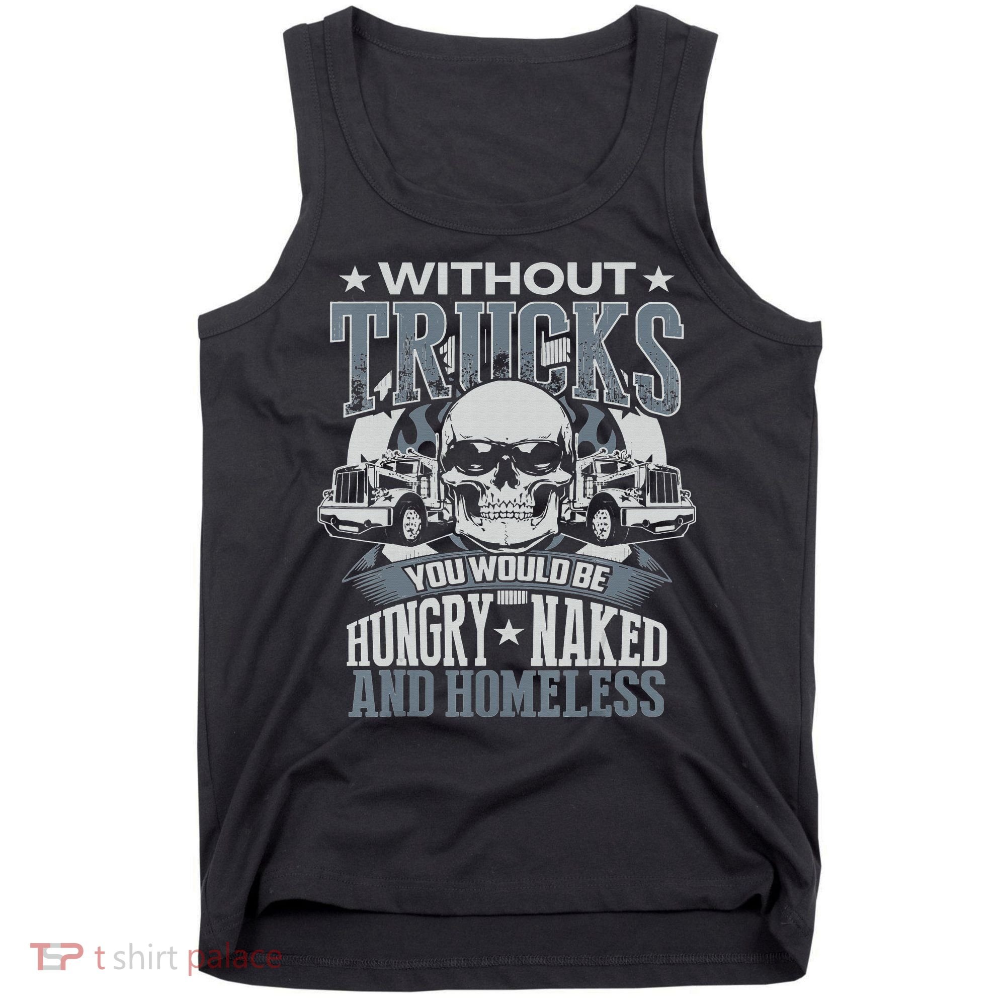 Funny Novelty Truckers Truck Driver Tank Top