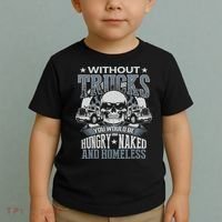 Funny Novelty Truckers Truck Driver Toddler T-Shirt thumb 2