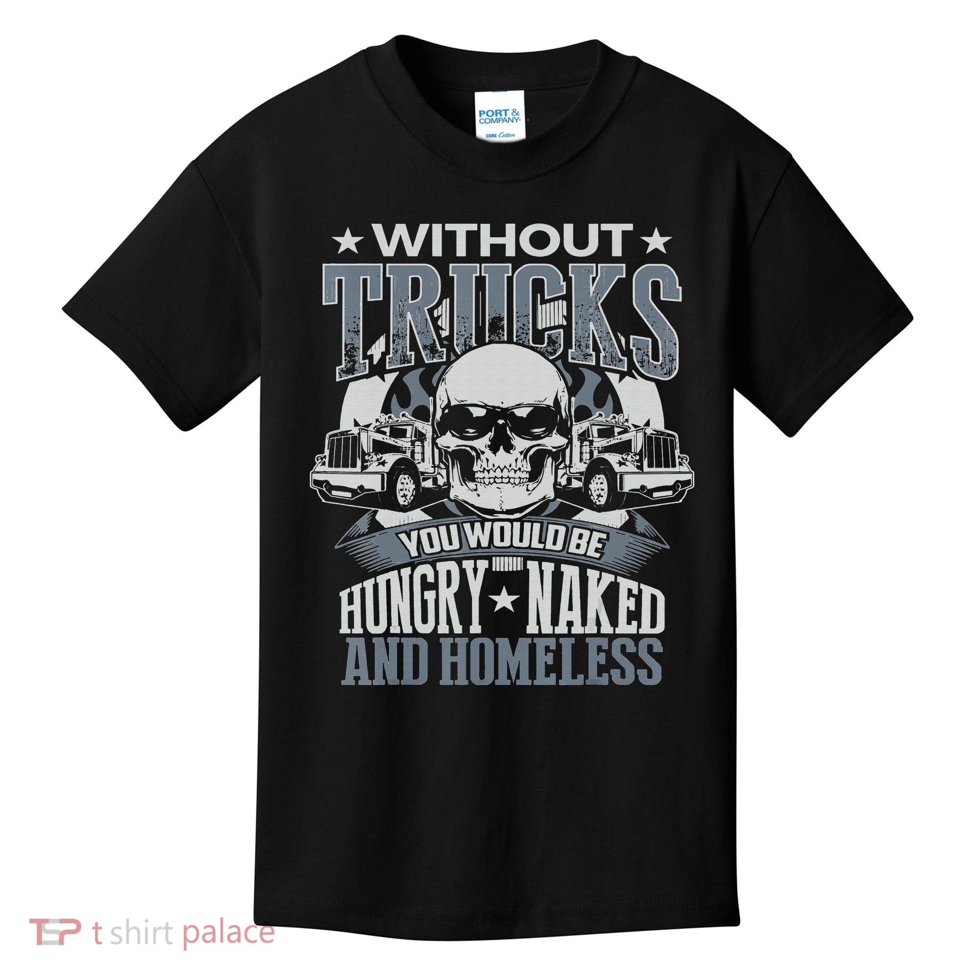 Funny Novelty Truckers Truck Driver Kids T-Shirt