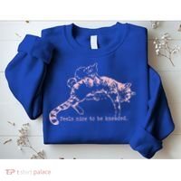 Feels Nice To Be Kneaded Cat Mom And Son Kitten Motherhood Sweatshirt thumb 2