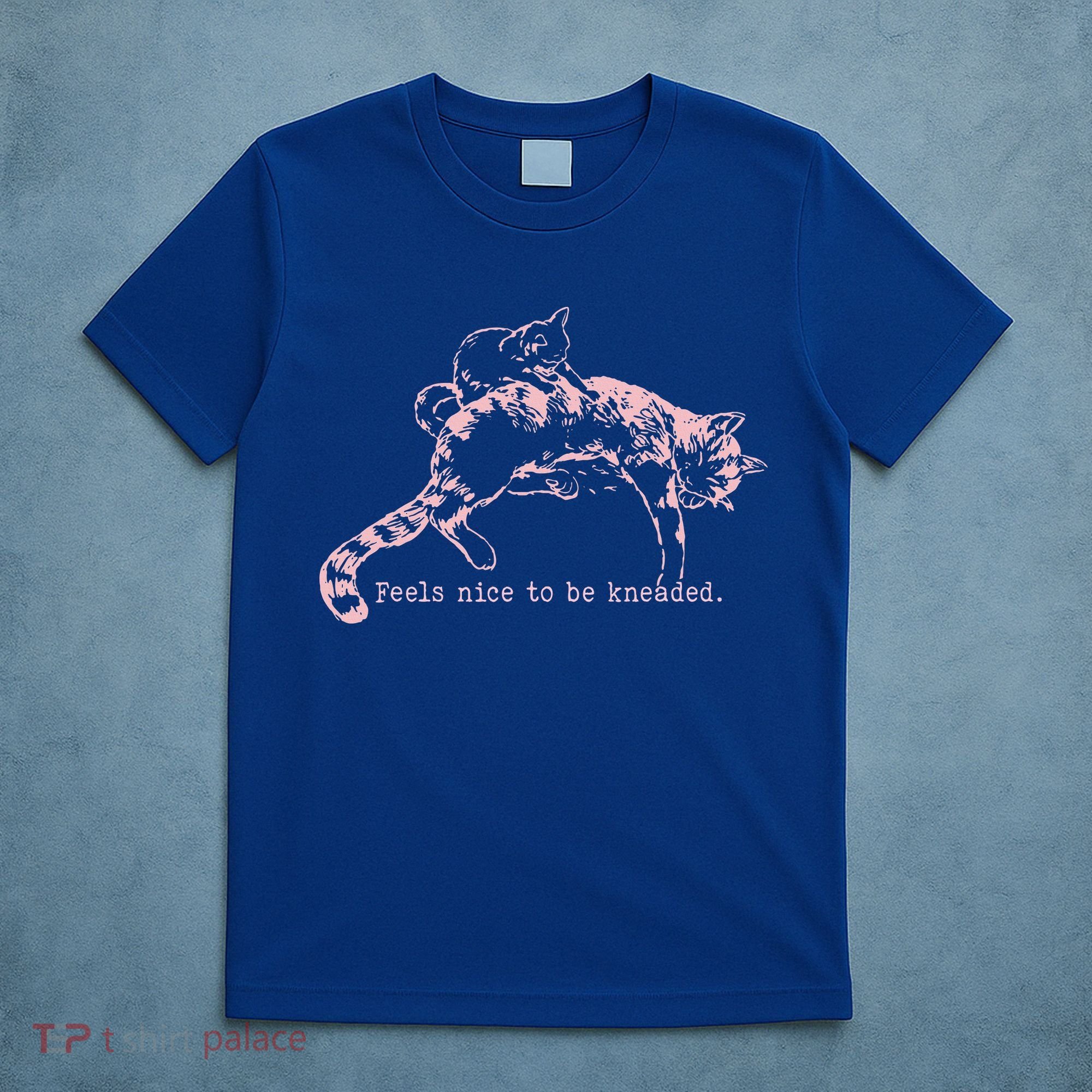 Feels Nice To Be Kneaded Cat Mom And Son Kitten Motherhood T-Shirt