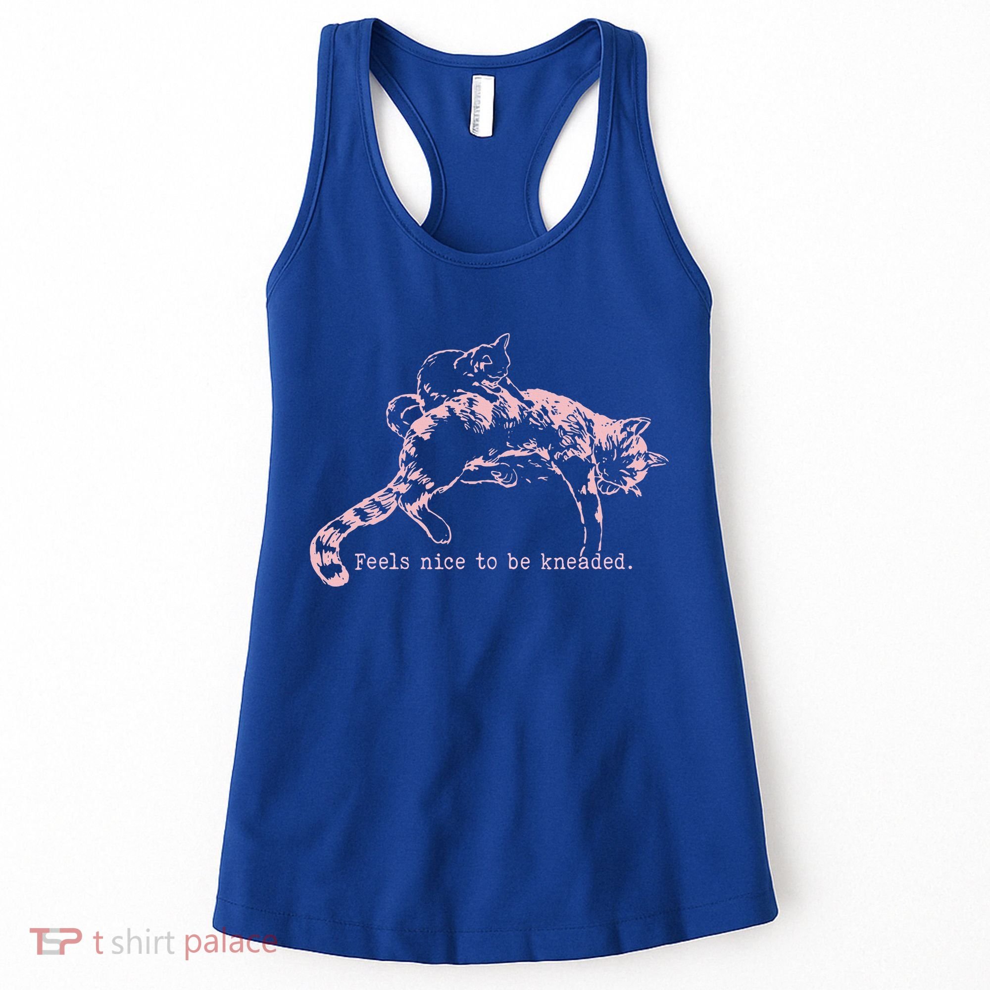 Feels Nice To Be Kneaded Cat Mom And Son Kitten Motherhood Women's Tank Top
