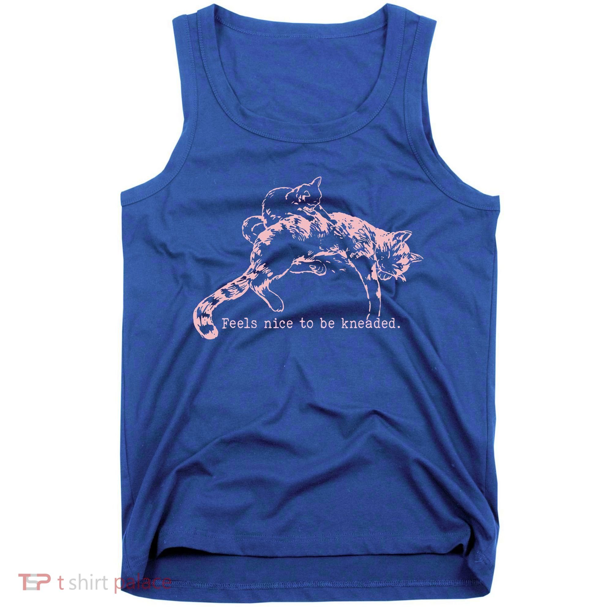 Feels Nice To Be Kneaded Cat Mom And Son Kitten Motherhood Tank Top