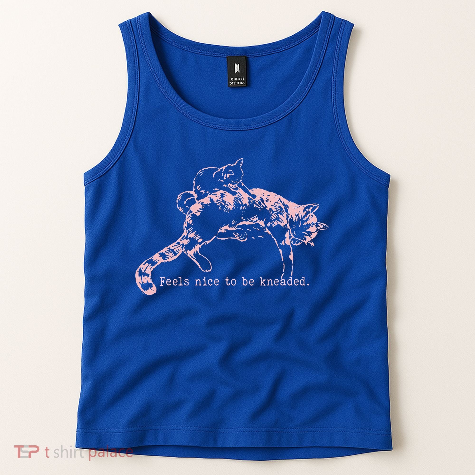 Feels Nice To Be Kneaded Cat Mom And Son Kitten Motherhood Tank Top
