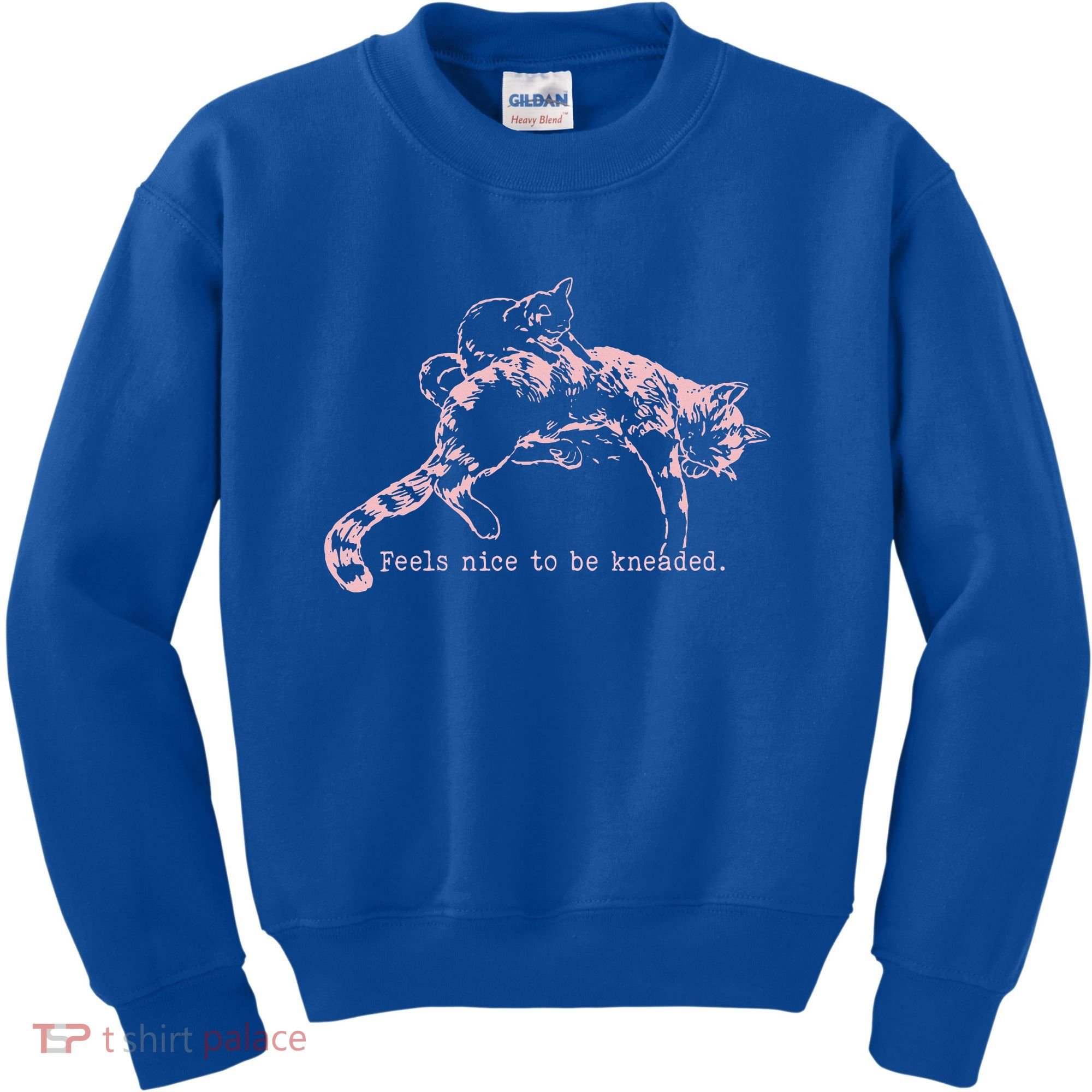 Feels Nice To Be Kneaded Cat Mom And Son Kitten Motherhood Kids Sweatshirt