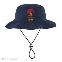 Funny Never Trust A Skinny Chef Gift For Cooking Lover Bucket Hat thumb 0