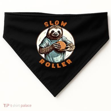Funny Novelty Ten Pin Slow Roller Bowler Bowling Gift USA-Made Doggie Bandana