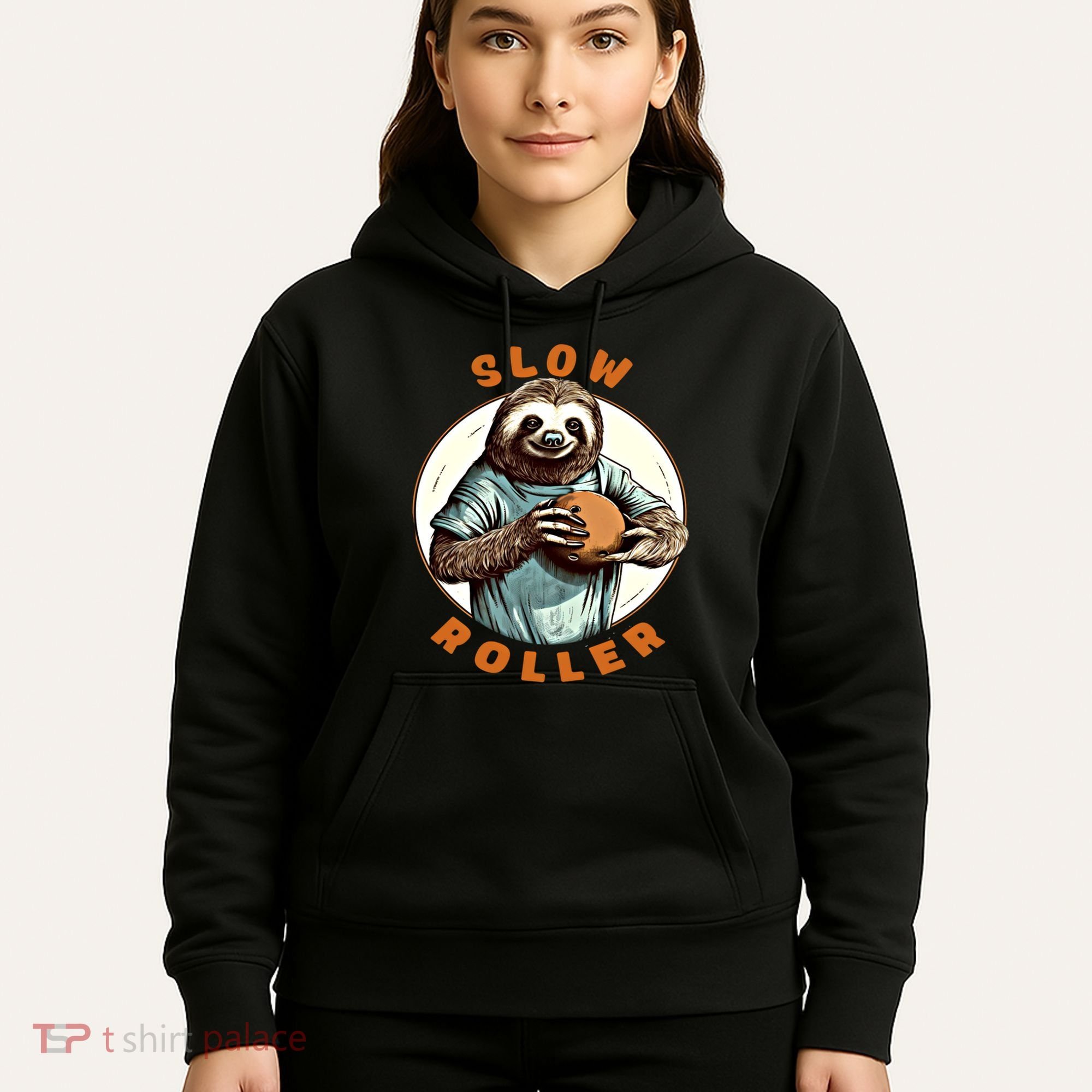 Funny Novelty Ten Pin Slow Roller Bowler Bowling Gift Hoodie
