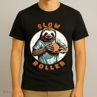 Funny Novelty Ten Pin Slow Roller Bowler Bowling Gift T-Shirt thumb 3