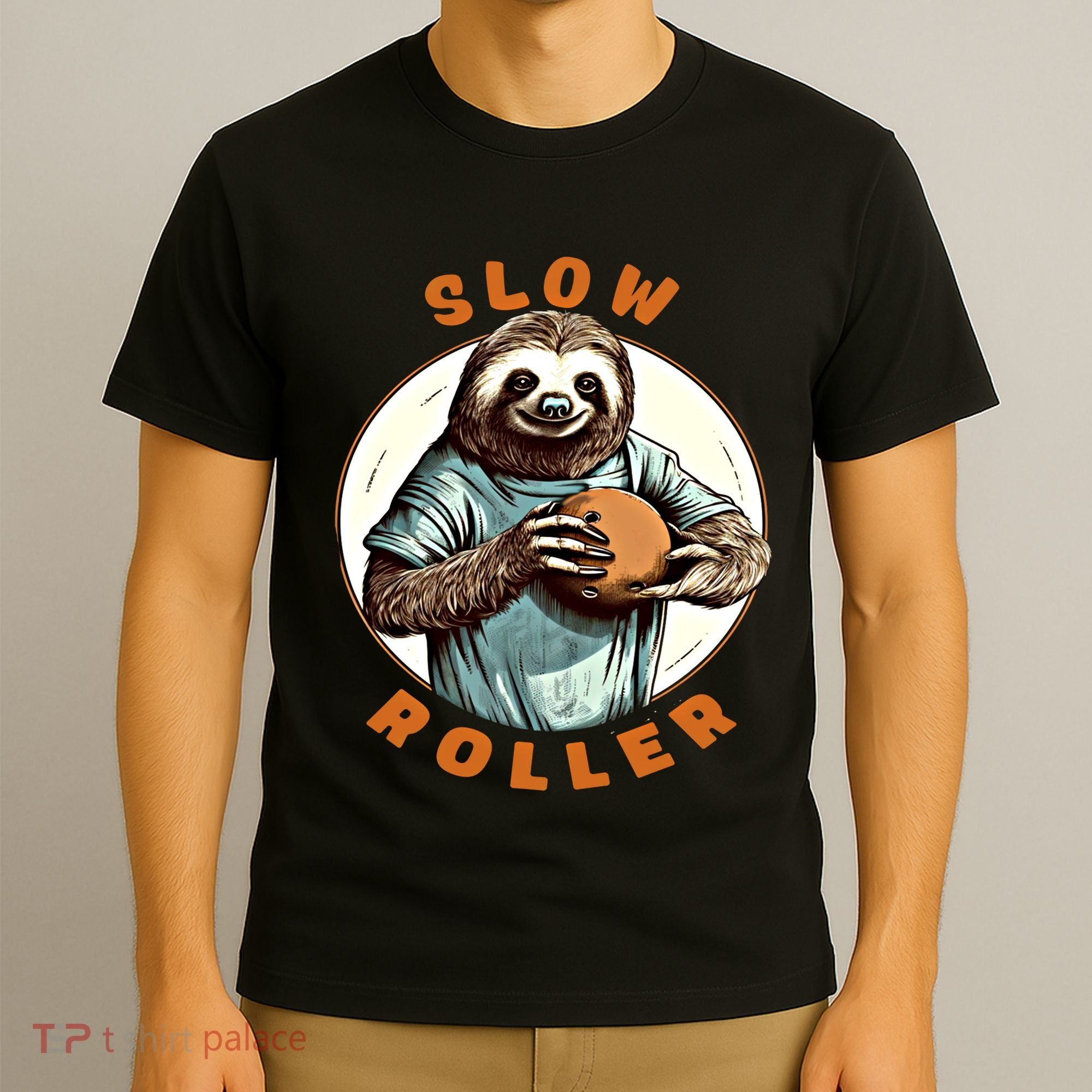 Funny Novelty Ten Pin Slow Roller Bowler Bowling Gift T-Shirt