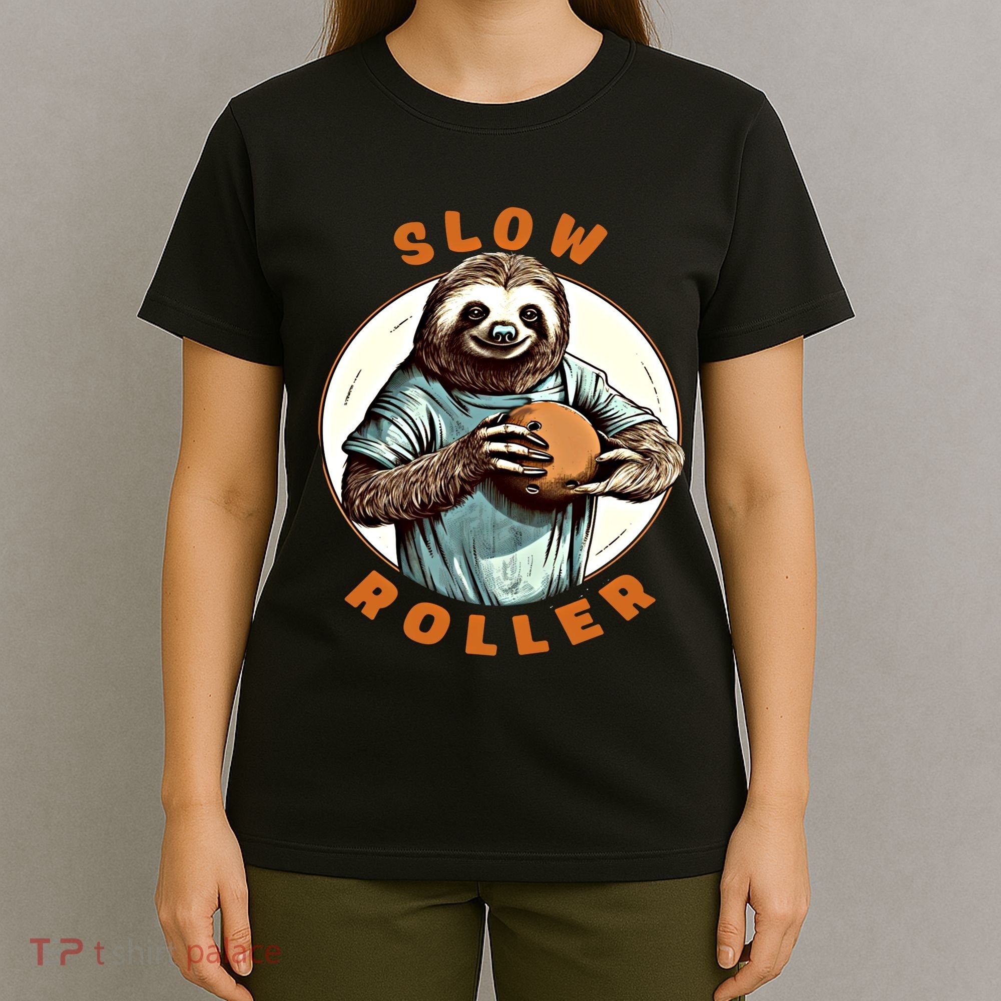 Funny Novelty Ten Pin Slow Roller Bowler Bowling Gift T-Shirt