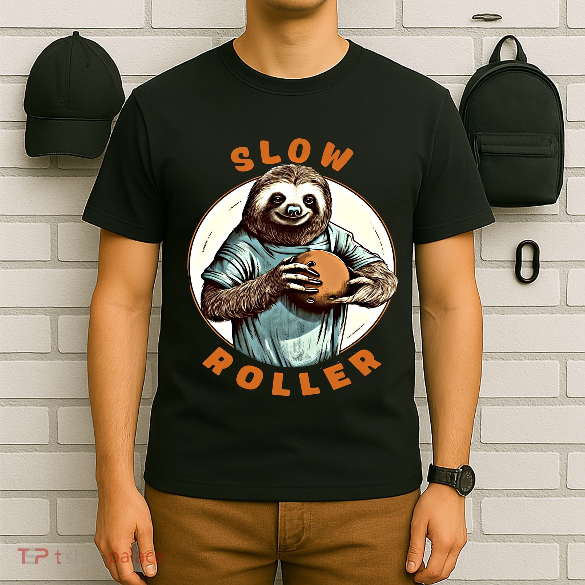Funny Novelty Ten Pin Slow Roller Bowler Bowling Gift T-Shirt